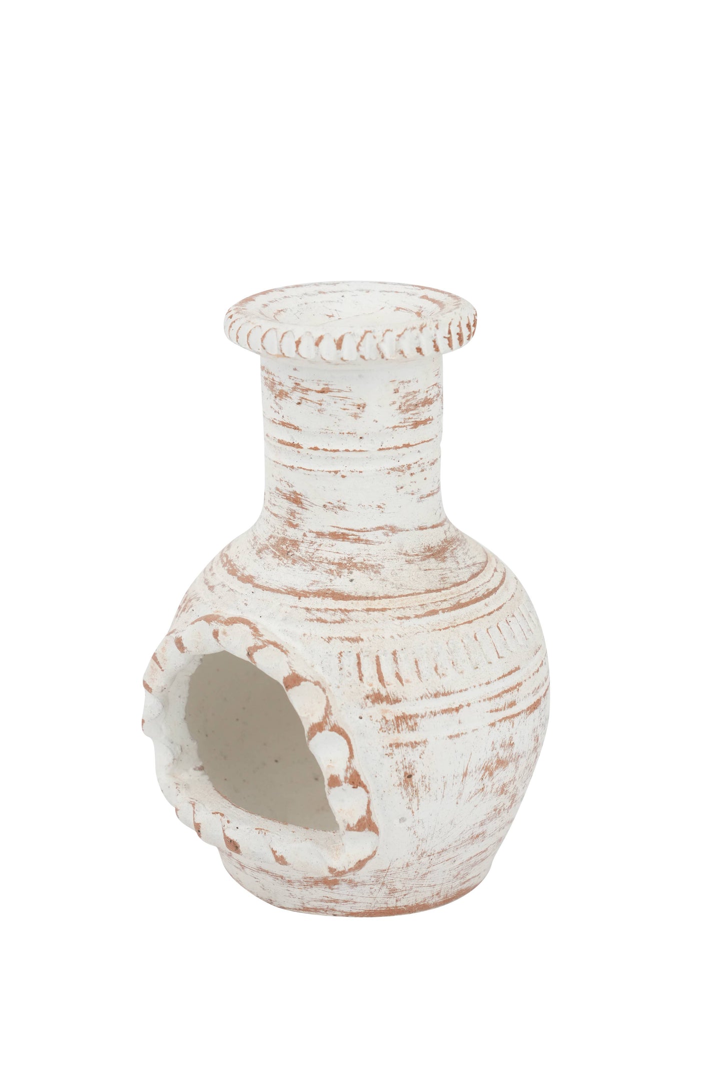 Mini-Clay Chimney Candle Holder-Patio-Garden-Mini-4 Colors: Rustico