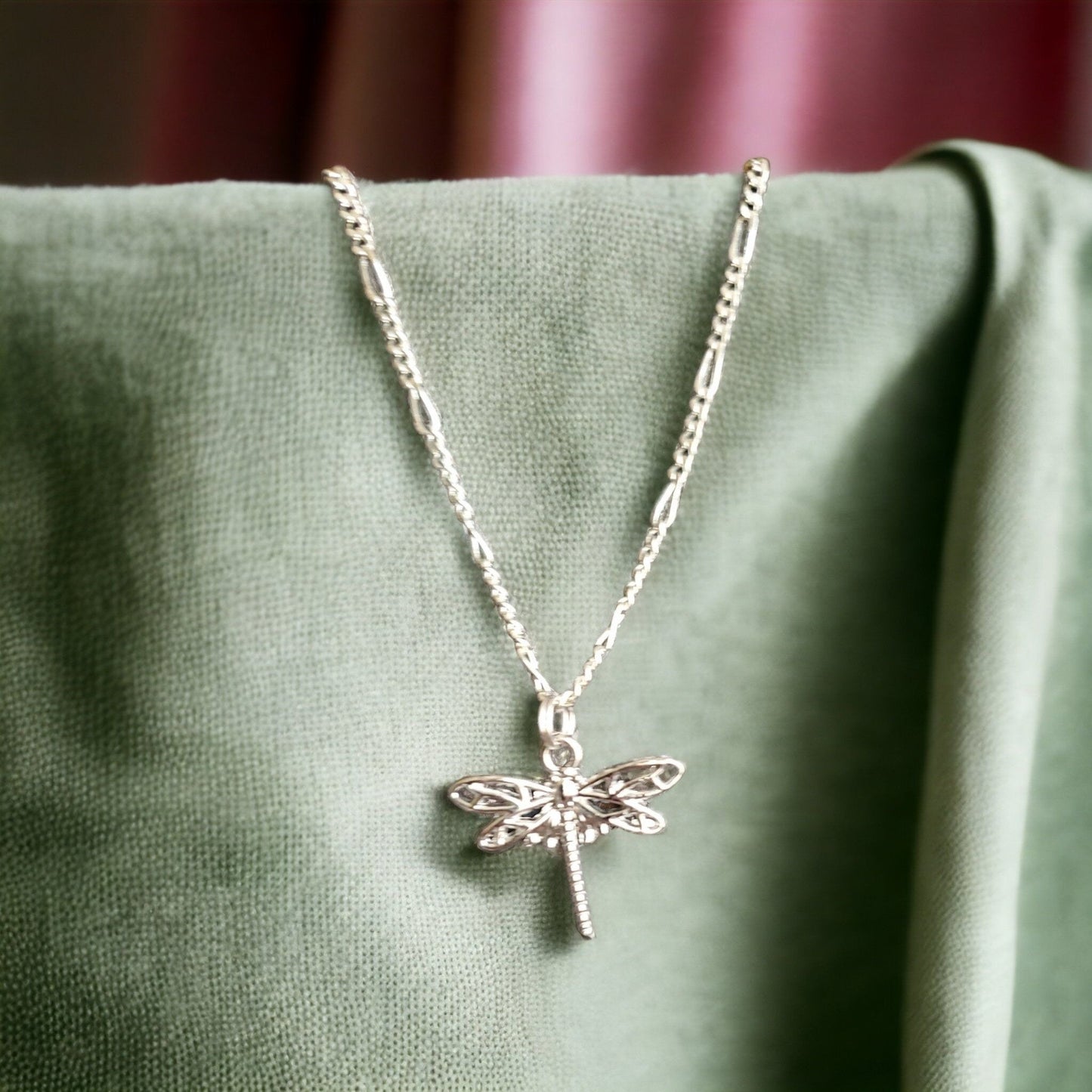 Enchanting Silver Dragonfly Necklace Adjustable Length, Unique Nature Themed Jewelry, Ideal Gift for Birthdays or Anniversaries