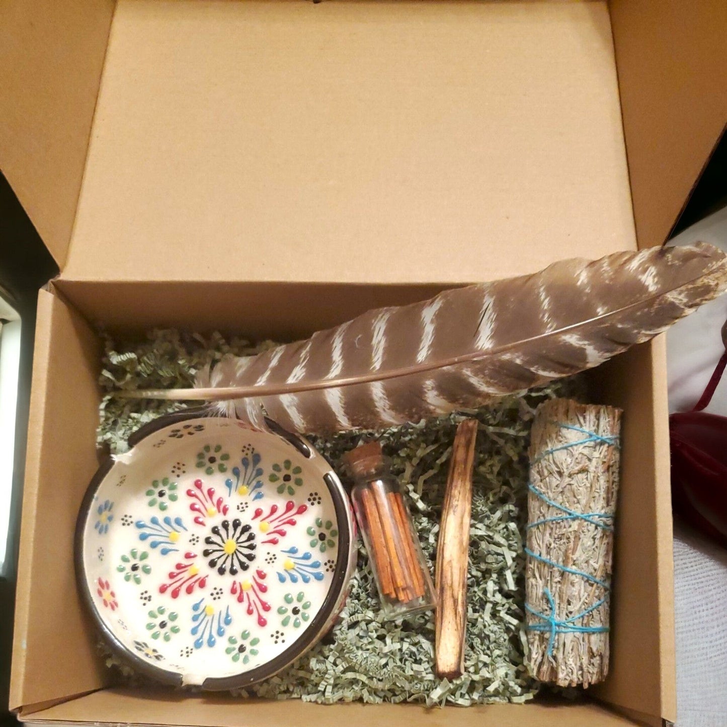 Sage Smudge Kit for Home, Energy Cleansing & Spiritual Healing, Purification Ritual, Unique Housewarming Gift