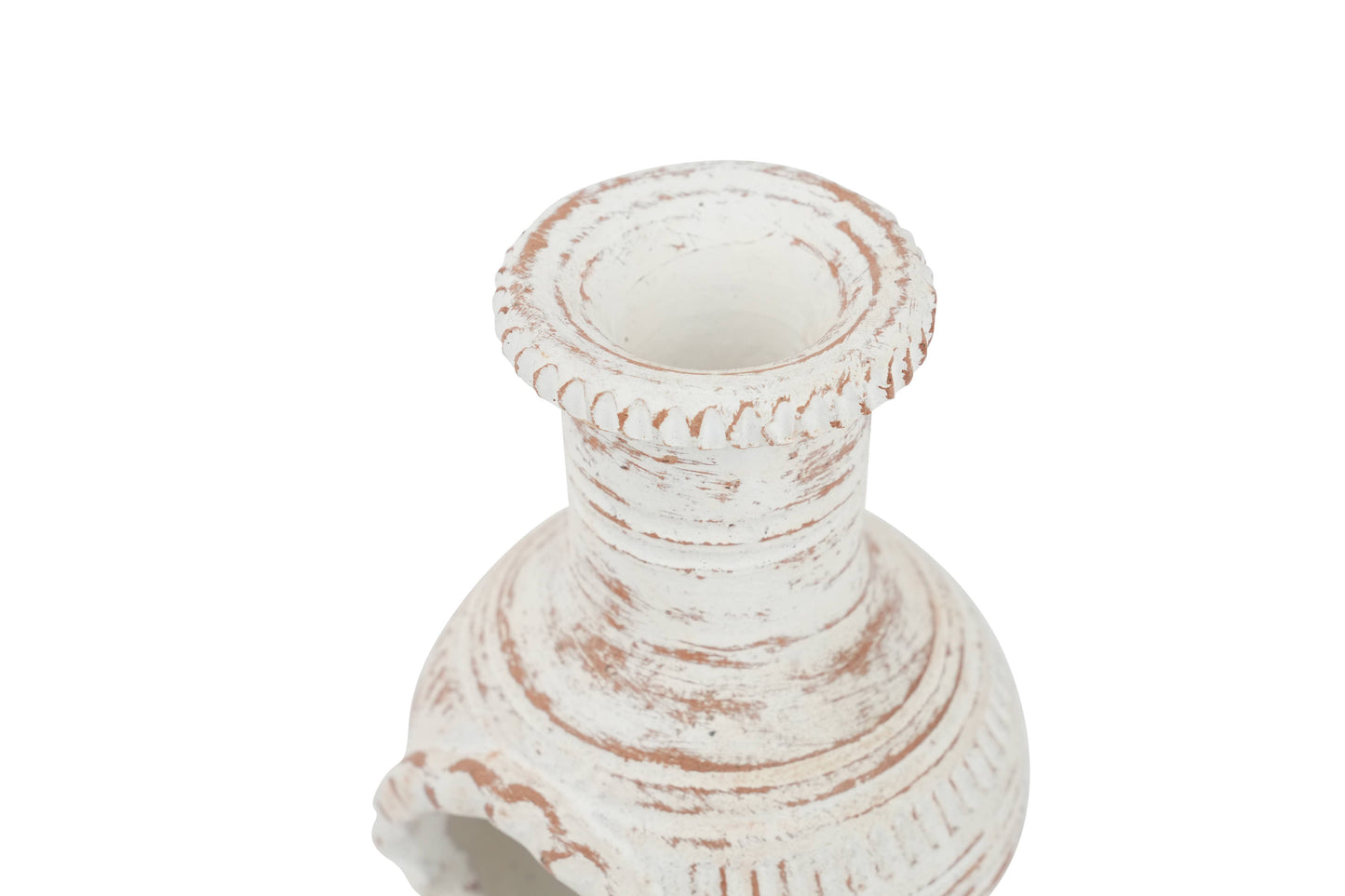 Mini-Clay Chimney Candle Holder-Patio-Garden-Mini-4 Colors: Rustico