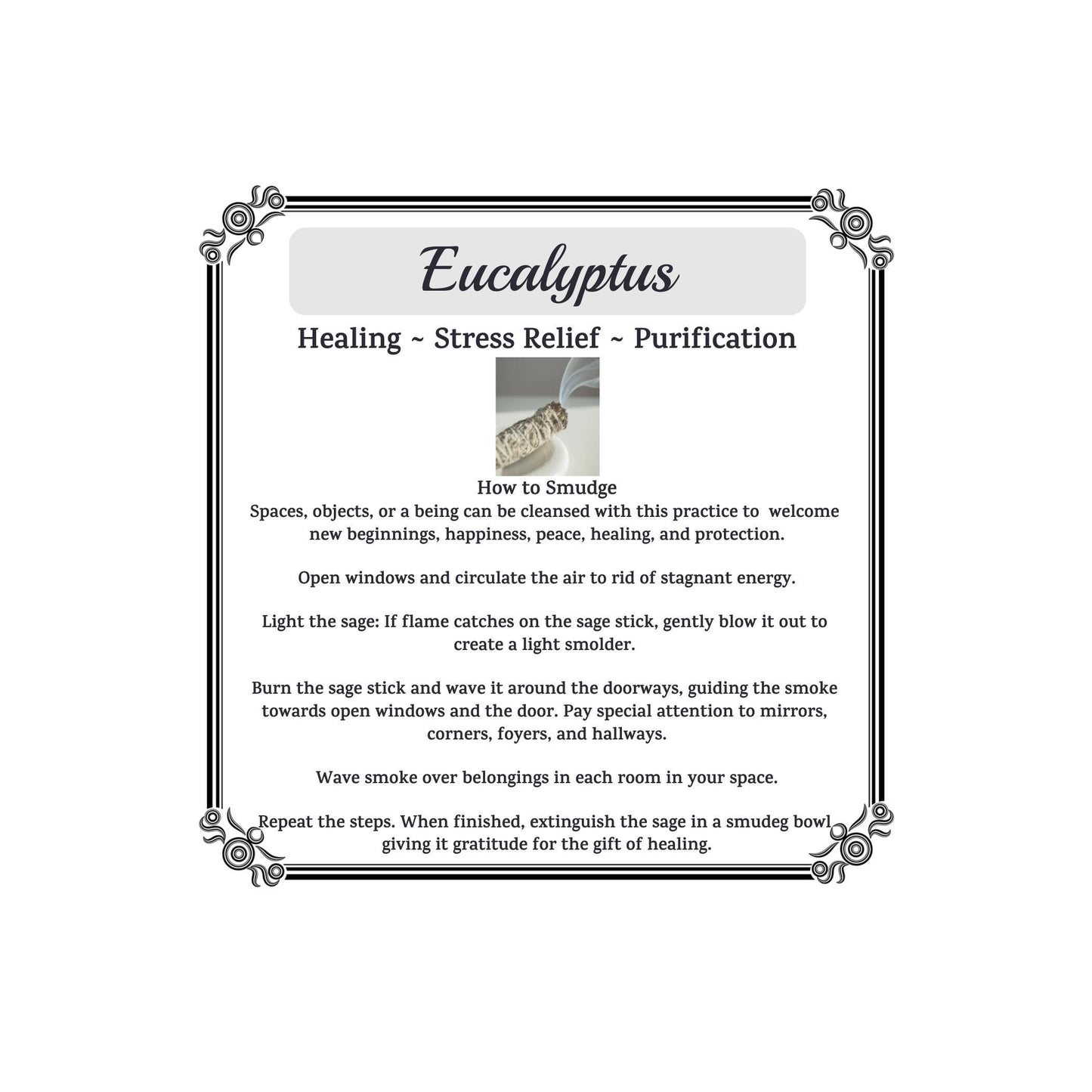 Herb Variety Bundle: Smudge Sticks with Instructions for Cleansing & Protection, Natural Sage Gifts