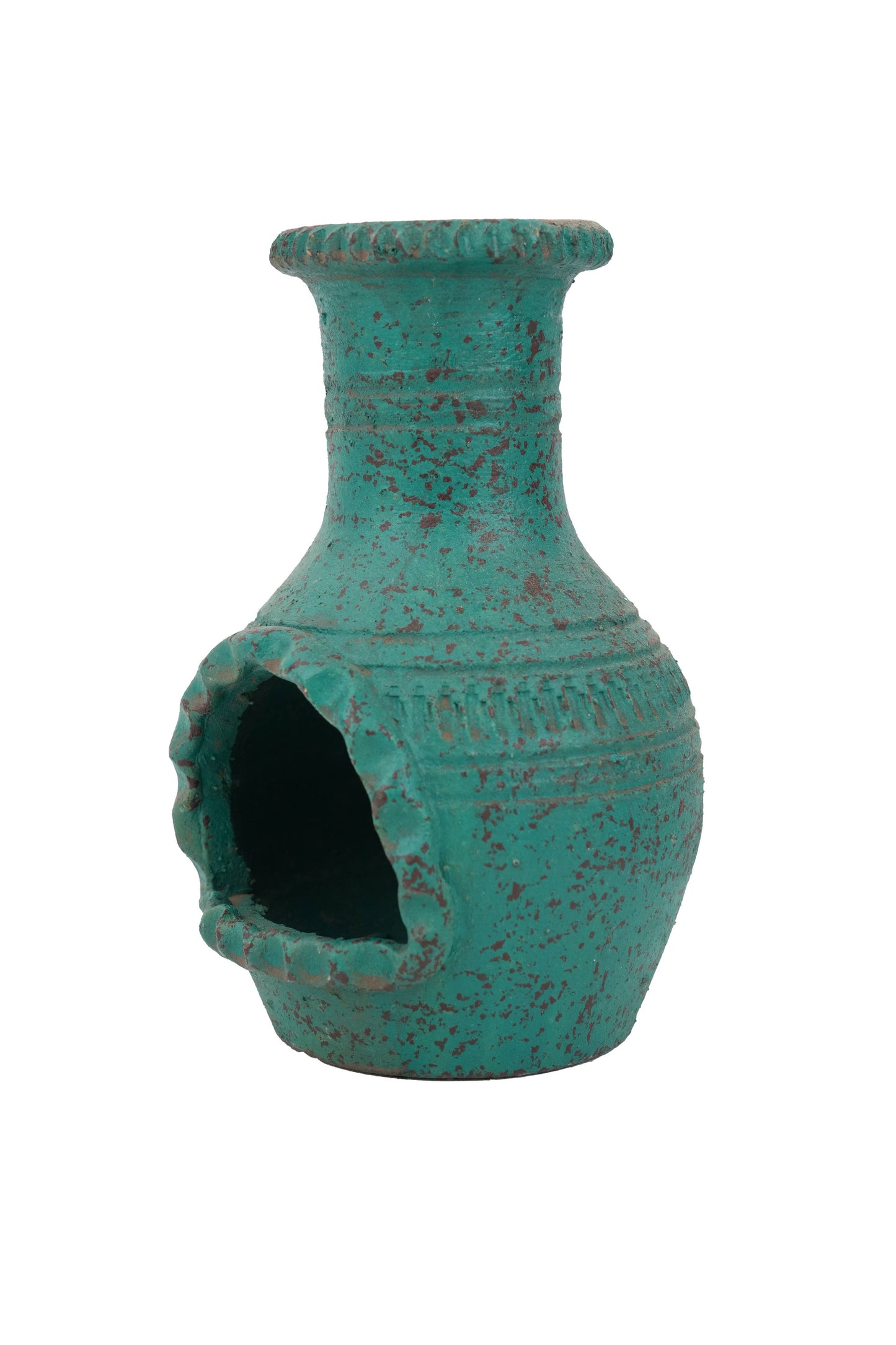 Mini-Clay Chimney Candle Holder-Patio-Garden-Mini-4 Colors: Rustico