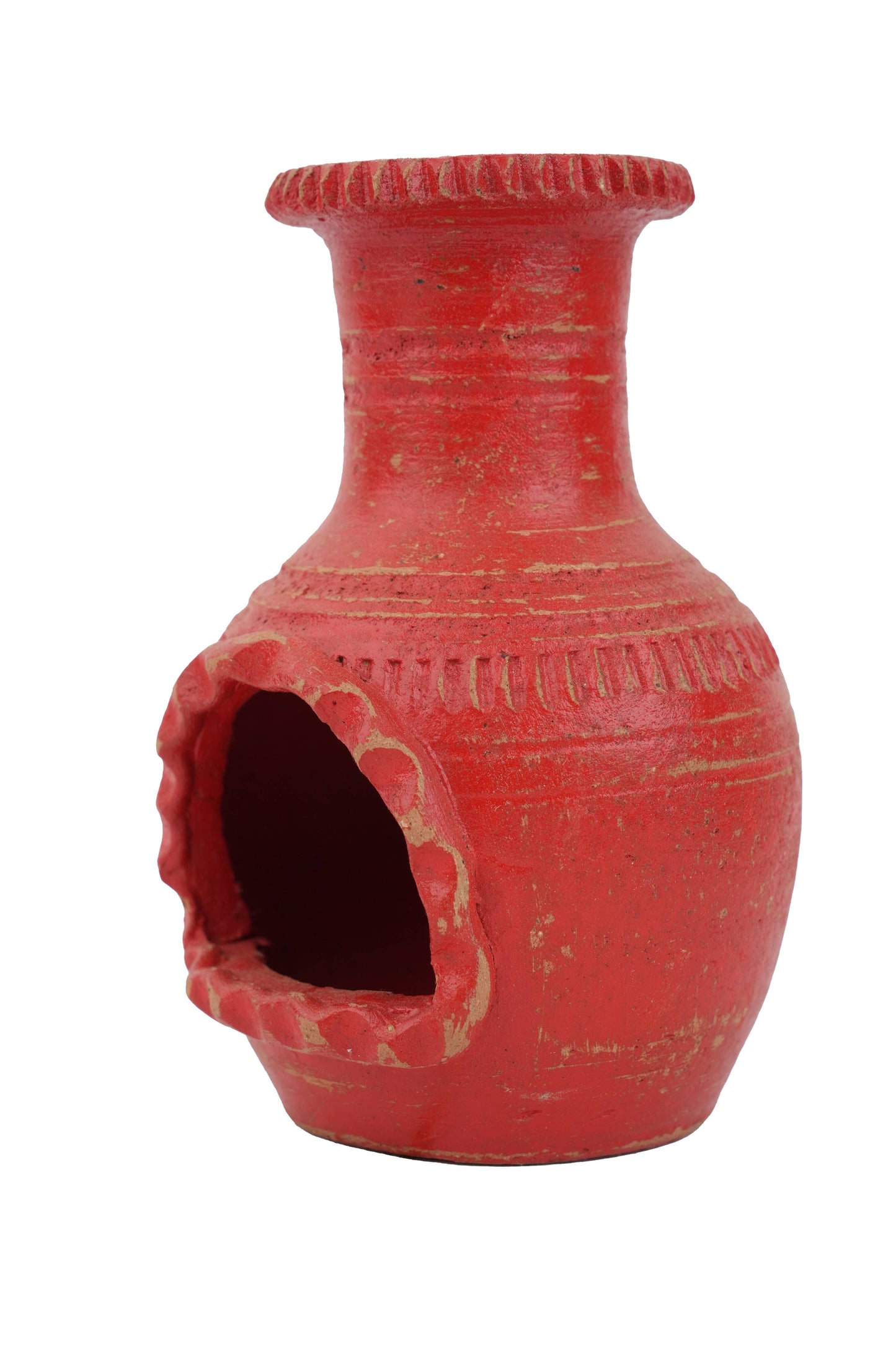 Mini-Clay Chimney Candle Holder-Patio-Garden-Mini-4 Colors: Rustico