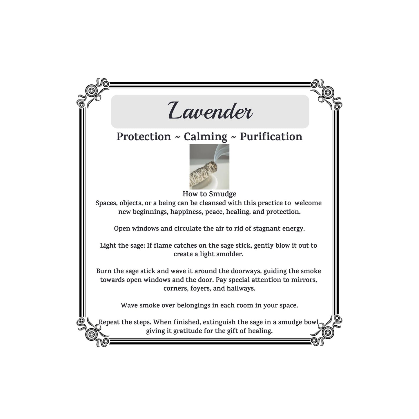 Herb Variety Bundle: Smudge Sticks with Instructions for Cleansing & Protection, Natural Sage Gifts