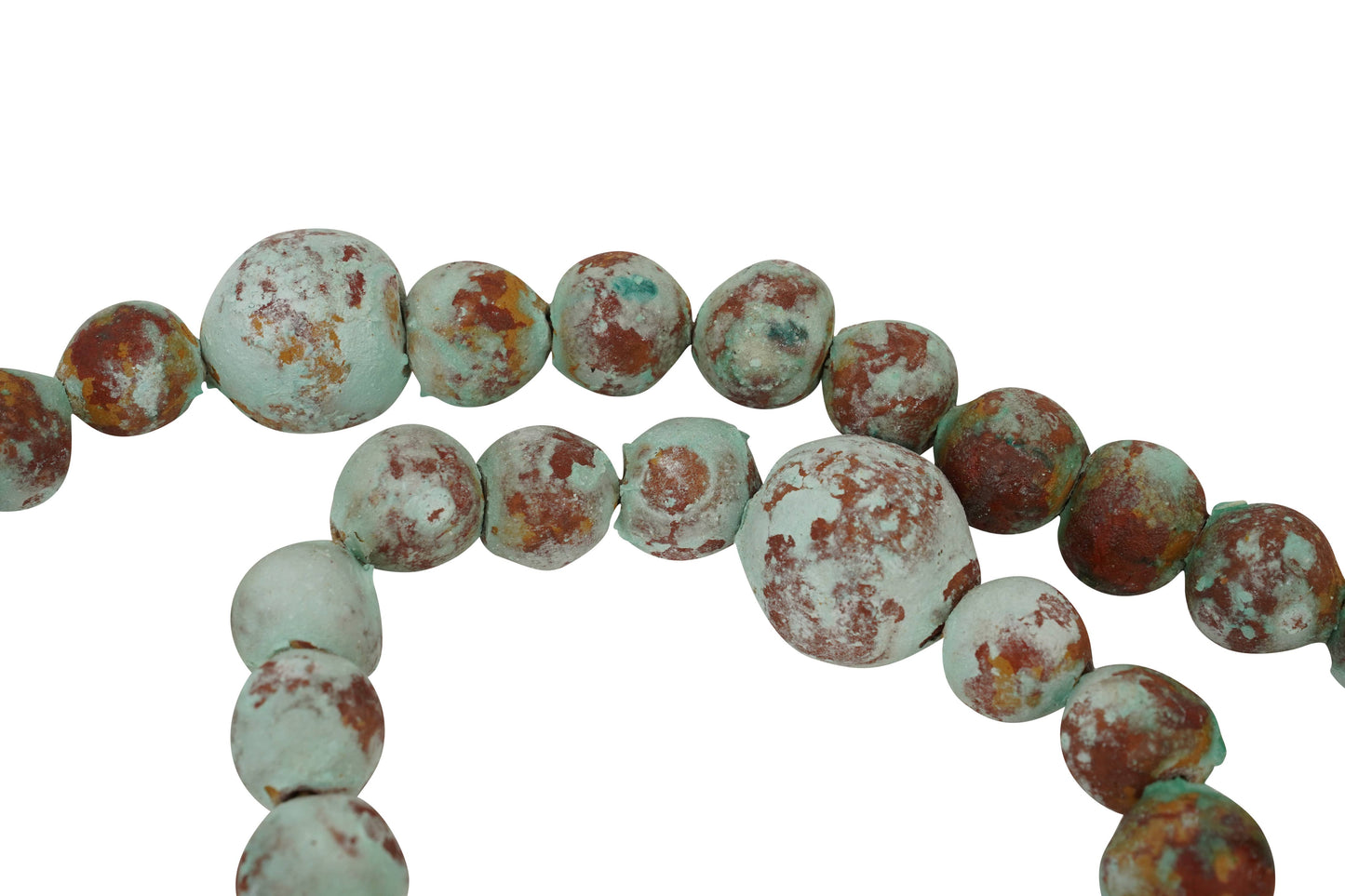 Hope Clay Rosary-Beads-Gorgeous-6 Sizes-Handmade-Turquoise: #1-17 inches long
