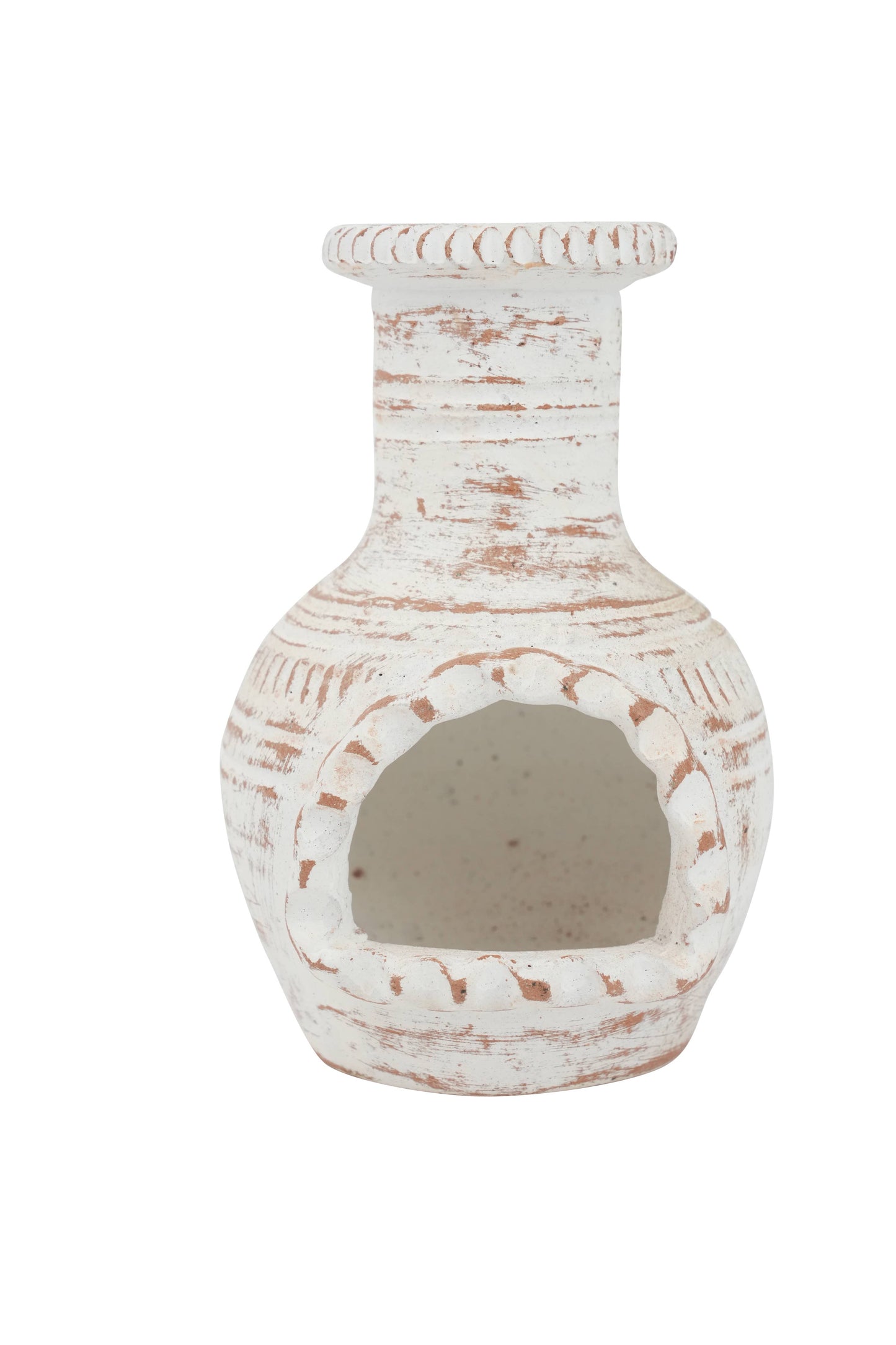 Mini-Clay Chimney Candle Holder-Patio-Garden-Mini-4 Colors: Rustico