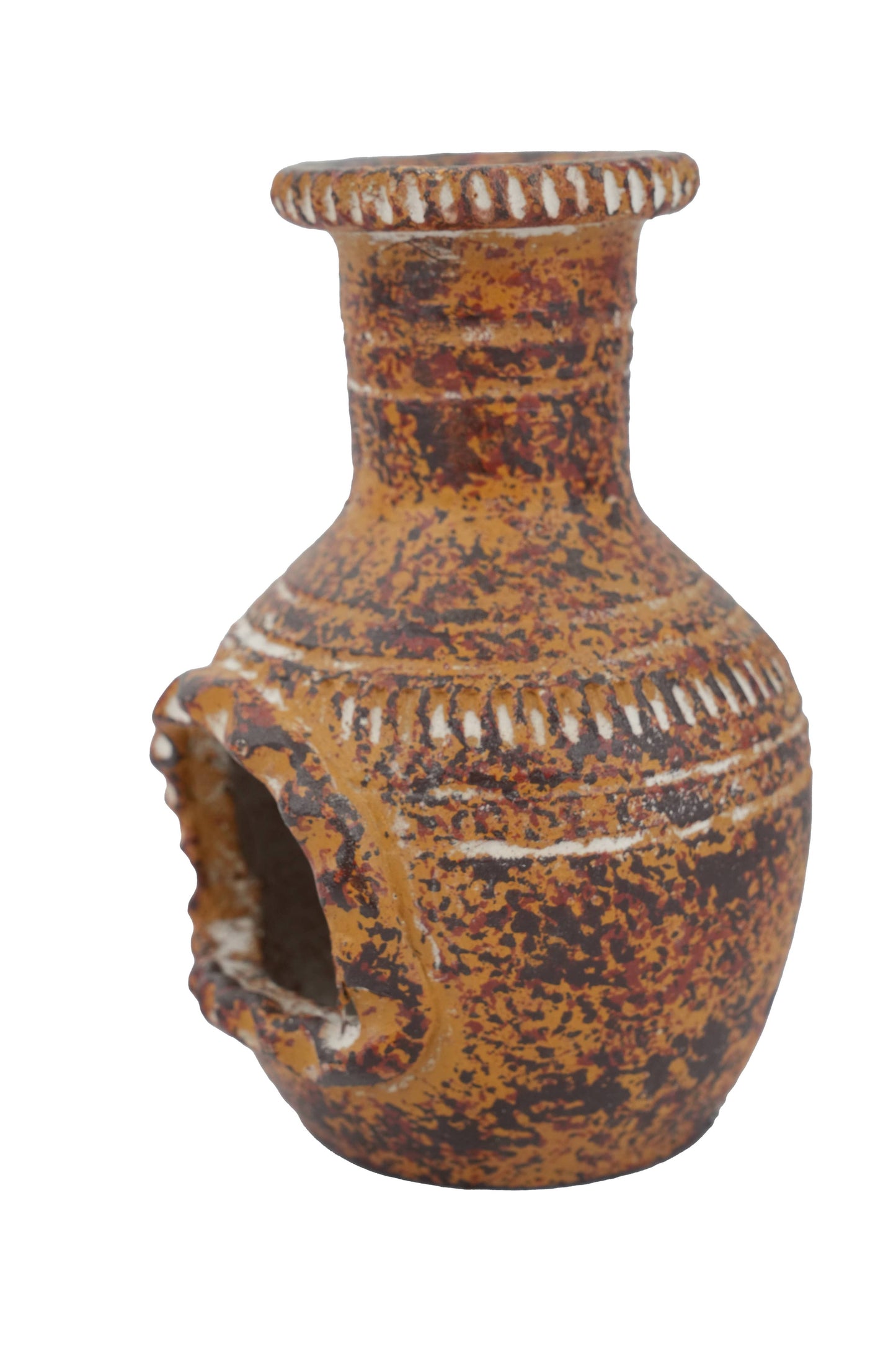 Mini-Clay Chimney Candle Holder-Patio-Garden-Mini-4 Colors: Rustico
