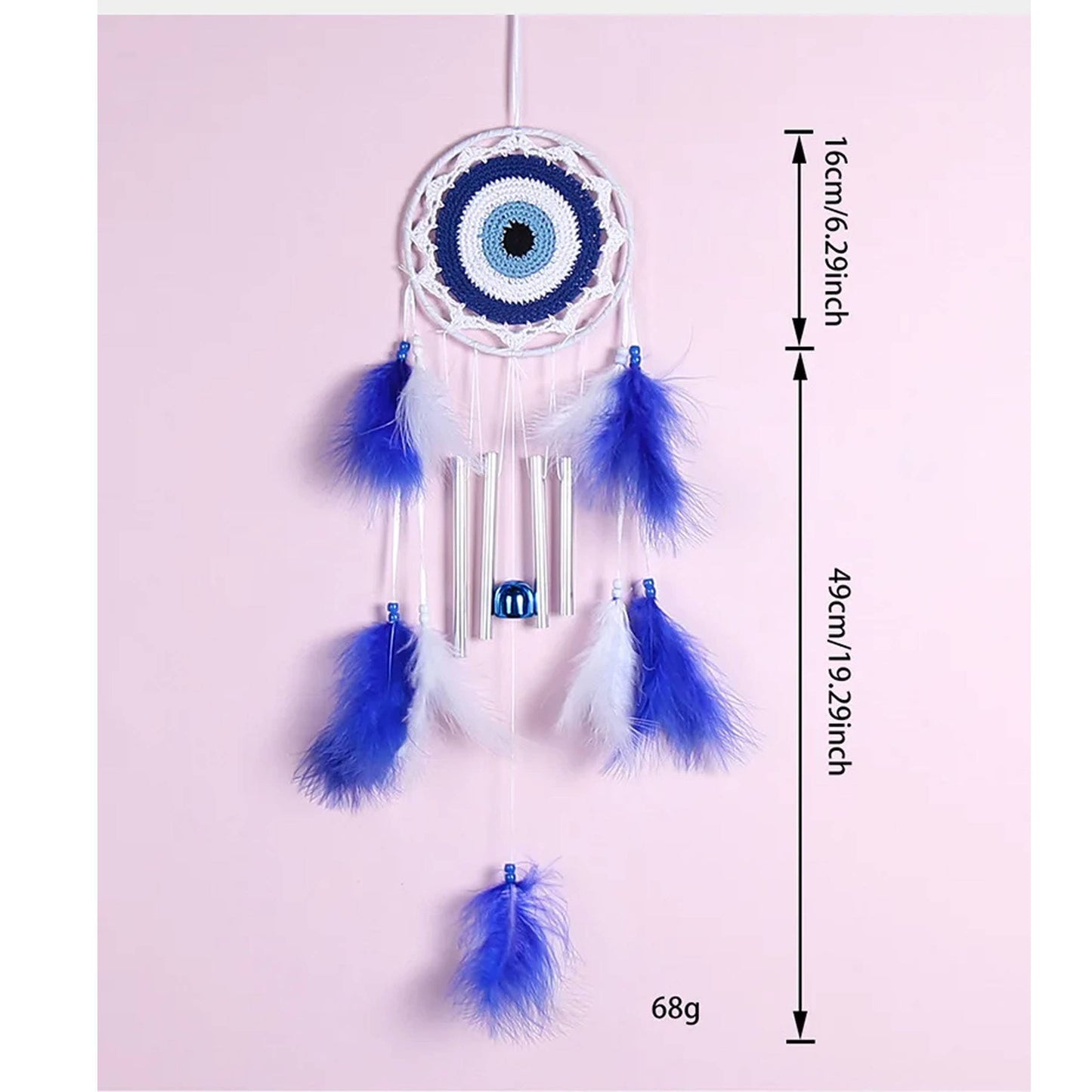 Blue Evil Eye Dream Catcher For Home Holiday Decor