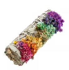 Handcrafted Floral Smudge Sticks for Meditation & Yoga Rituals - Natural Energy Clearing, Spiritual Gift
