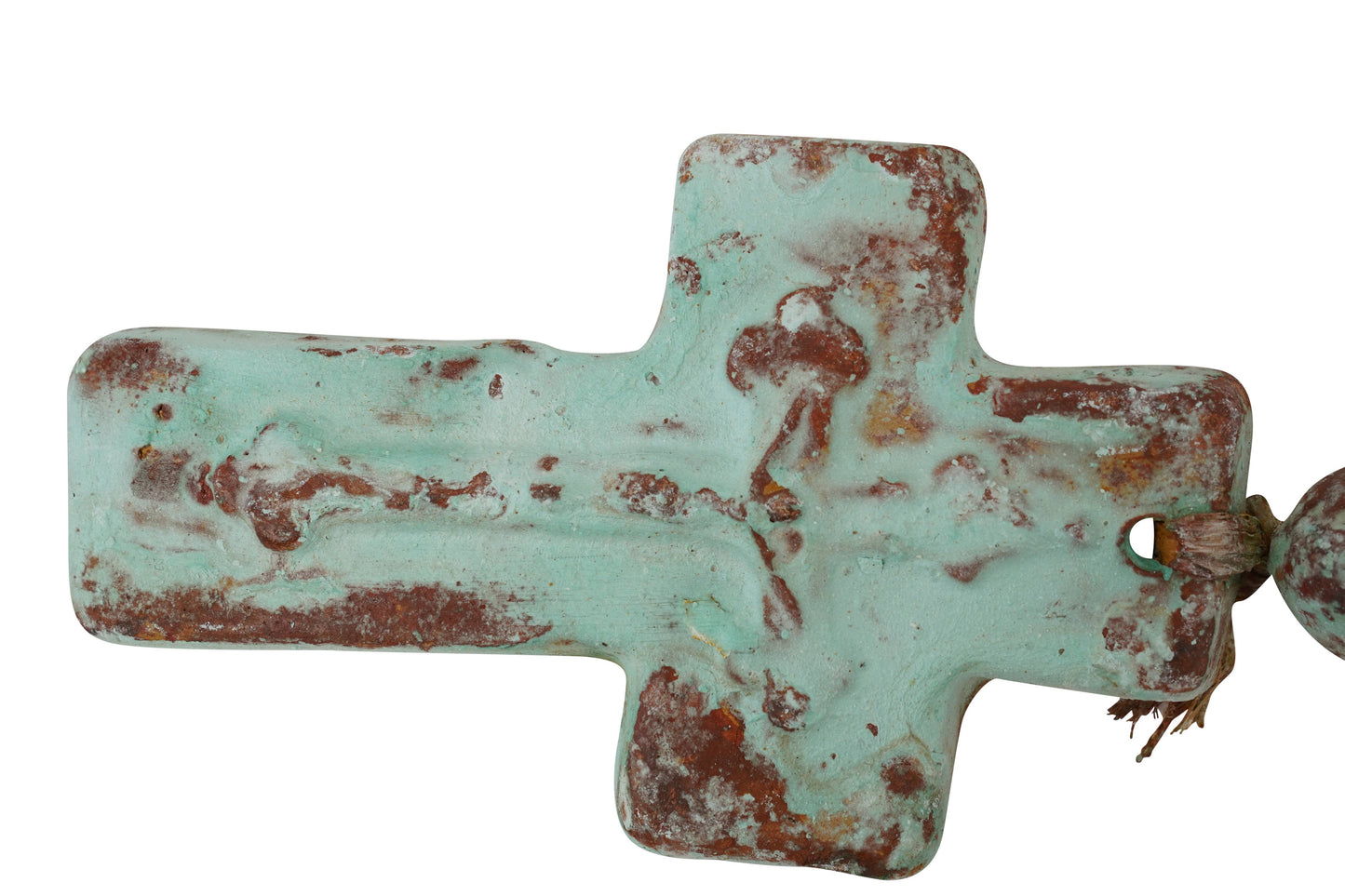 Hope Clay Rosary-Beads-Gorgeous-6 Sizes-Handmade-Turquoise: #1-17 inches long