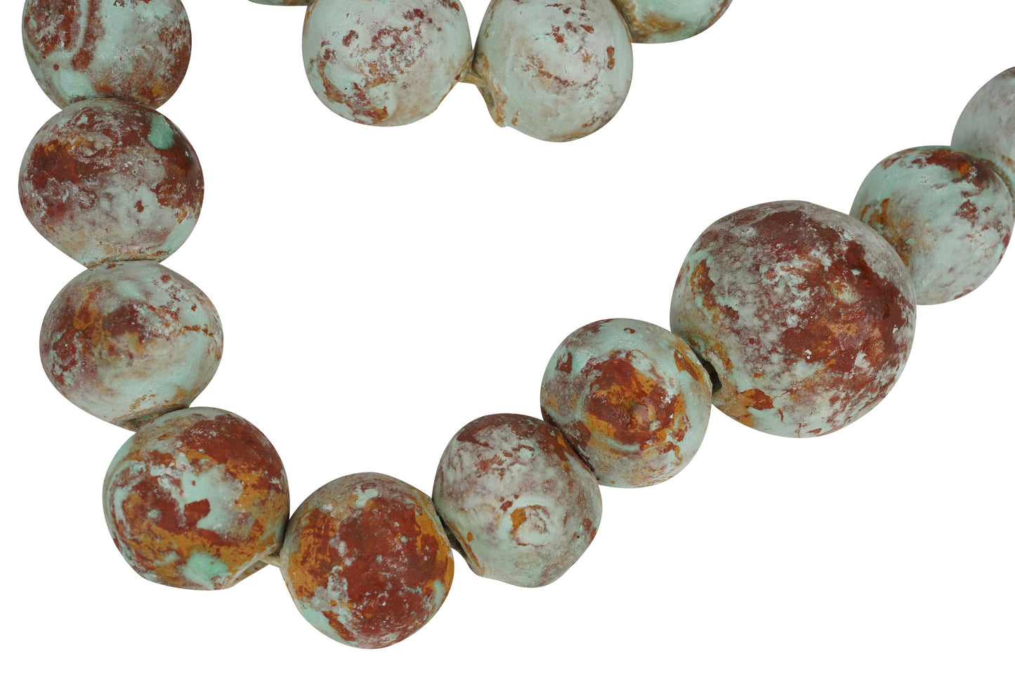 Hope Clay Rosary-Beads-Gorgeous-6 Sizes-Handmade-Turquoise: #1-17 inches long