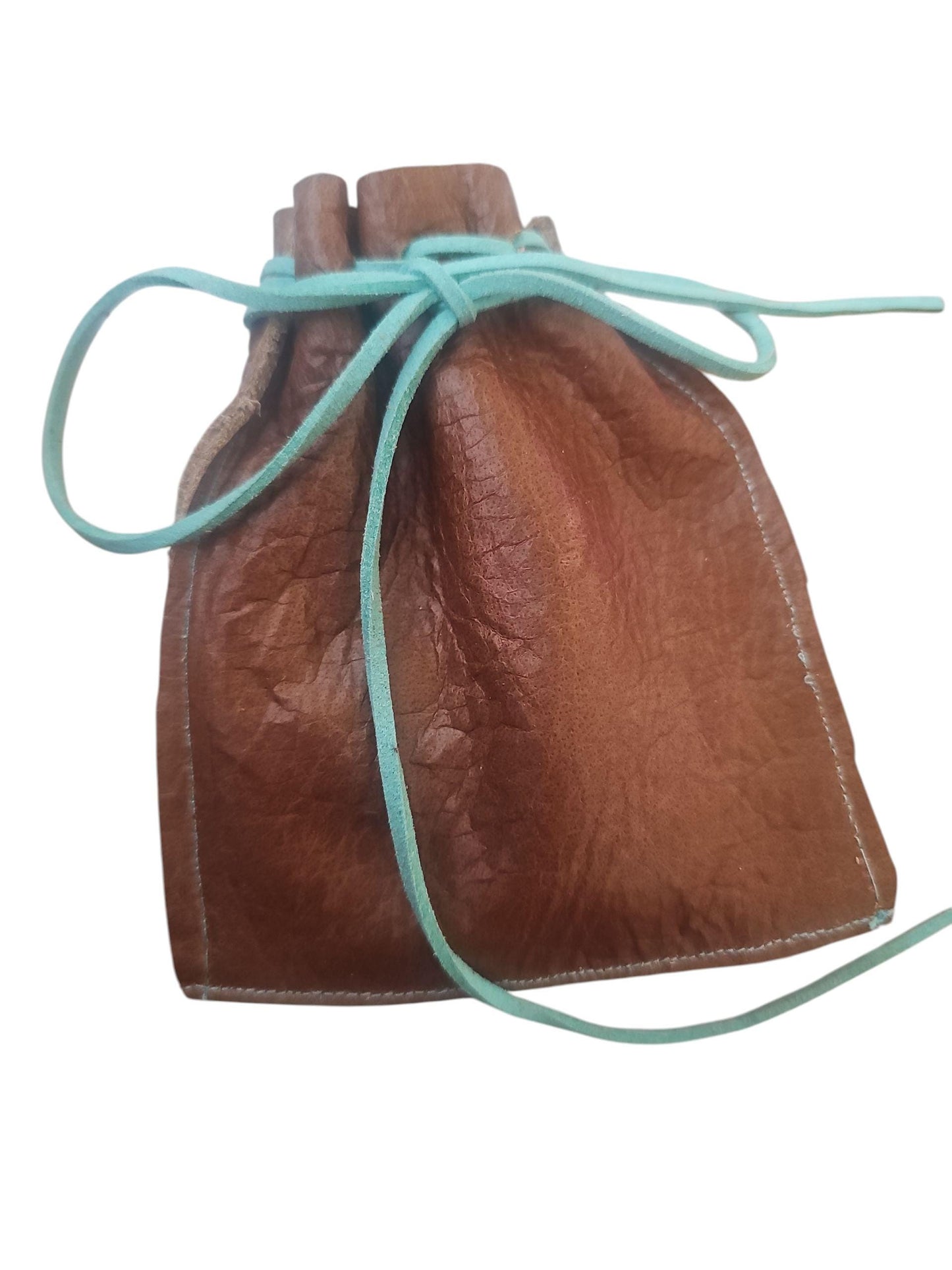 Leather Pouch-Bag, Drawstring Bags, Coin Pouch, Incense Holder, Medicine Bag, Jewelry Storage, Essential Oils