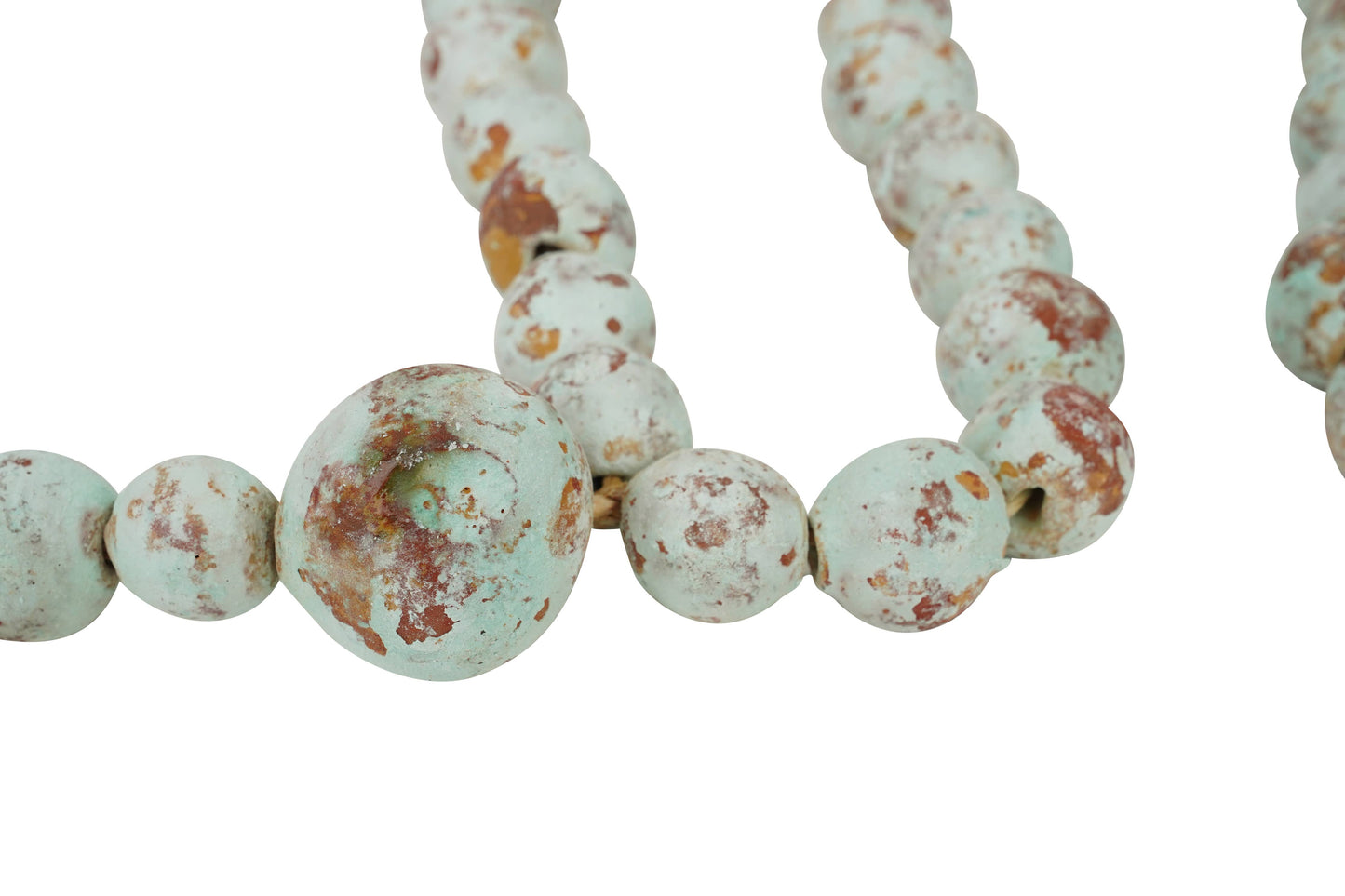Hope Clay Rosary-Beads-Gorgeous-6 Sizes-Handmade-Turquoise: #1-17 inches long