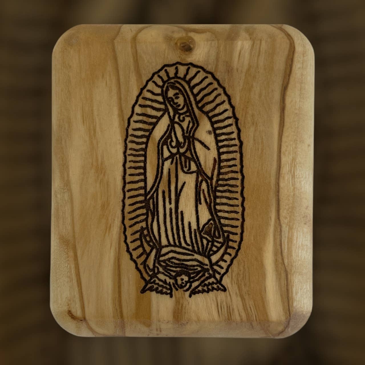 Rosary Box with Our Lady of Guadeloupe