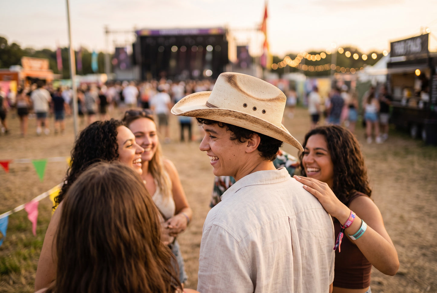 Youth Torched White Palm Cattleman Cowboy Hat