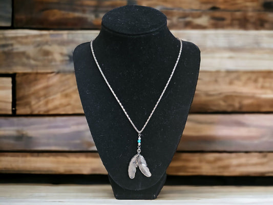 Bohemian Silver Feather Charm Necklace - Fine Jewelry for Layering & Inspirational Gift for Free Spirits Nature Lovers