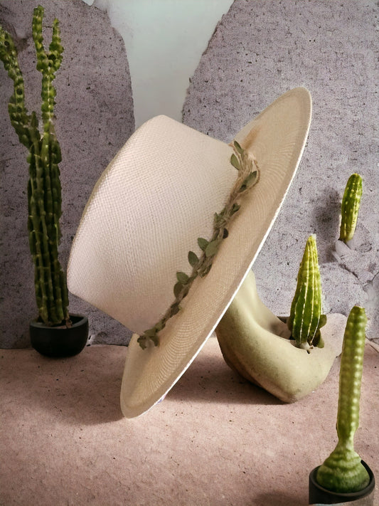 Stetson Sophisticated Fedora with Leaf Detail - Nature-Inspired Fashion Hat, Must-Have Accessory for Stylish Looks
