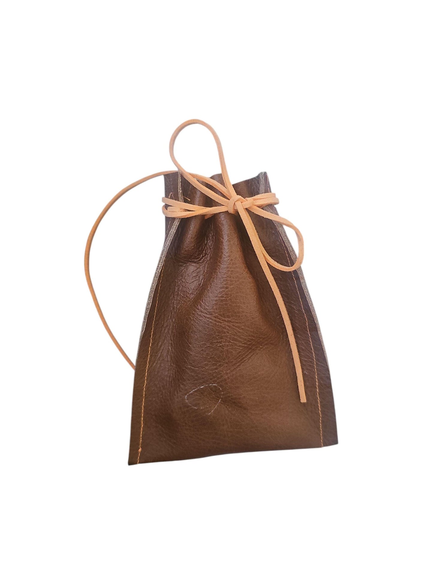 Leather Pouch-Bag, Drawstring Bags, Coin Pouch, Incense Holder, Medicine Bag, Jewelry Storage, Essential Oils