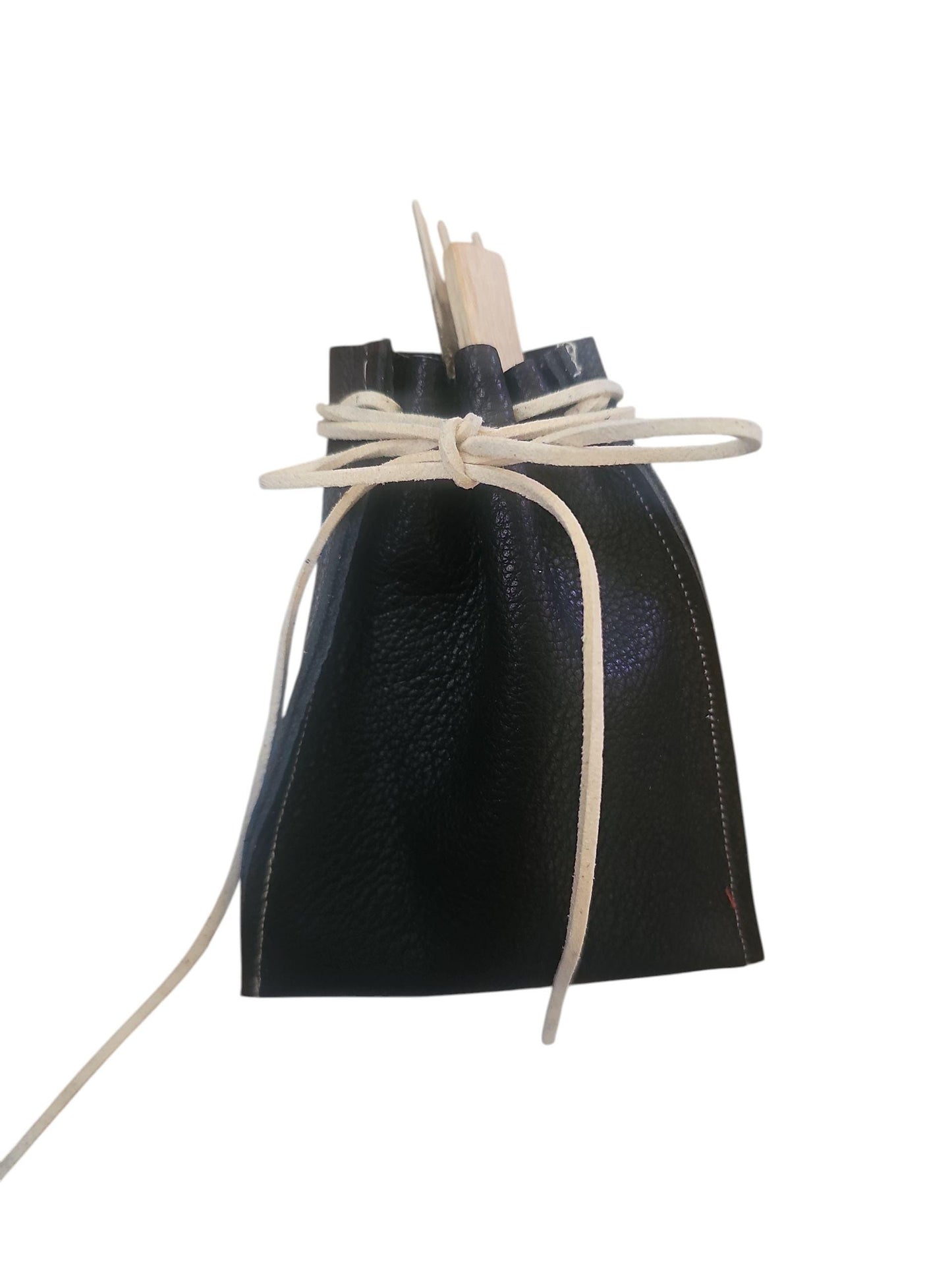 Leather Pouch-Bag, Drawstring Bags, Coin Pouch, Incense Holder, Medicine Bag, Jewelry Storage, Essential Oils