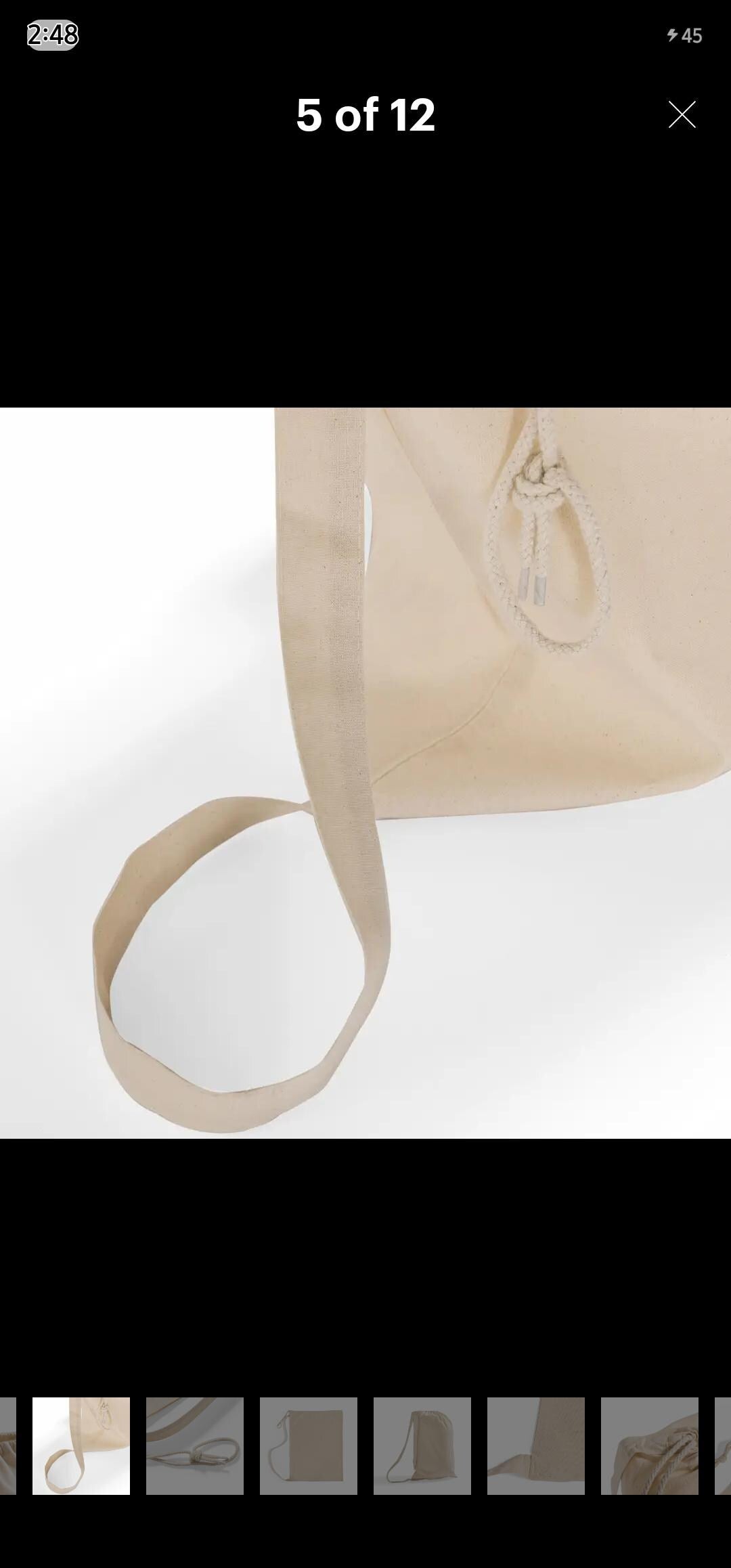 Handmade Western Canvas Drawstring Tote Bag | Cowboy Hat, Boots & Travel Accessory Bag