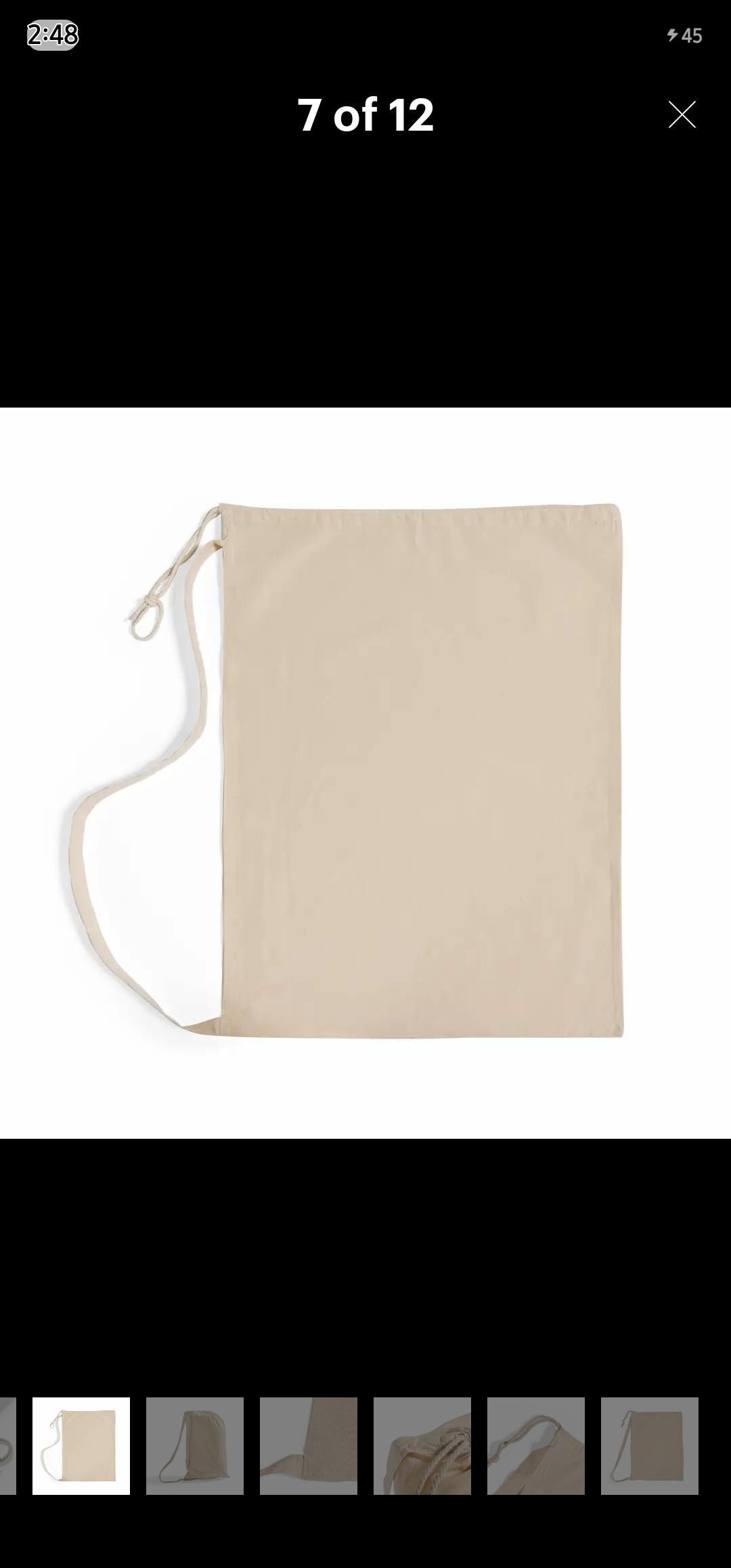 Handmade Western Canvas Drawstring Tote Bag | Cowboy Hat, Boots & Travel Accessory Bag