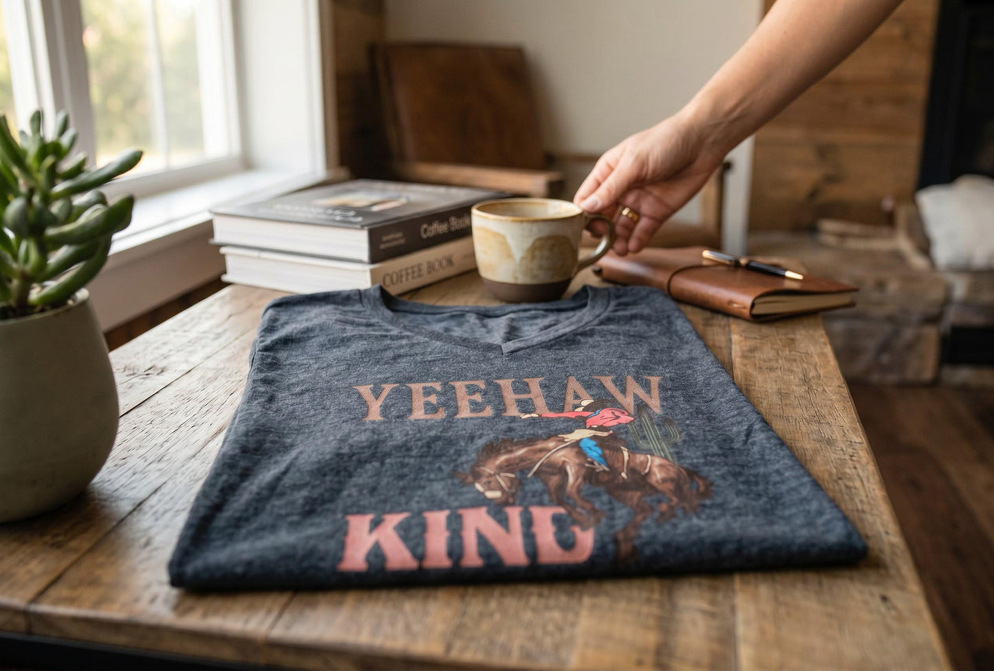 Vintage Western Yeehaw Mind Graphic Tee, Cowgirl T-Shirt, Retro Western Life, Country Concert Top