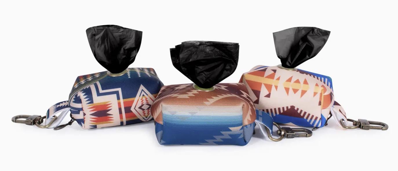 Pet Waste Bag Dispenser, Portable Dog Poop Bag Holder, Stylish Outdoor Accessory
