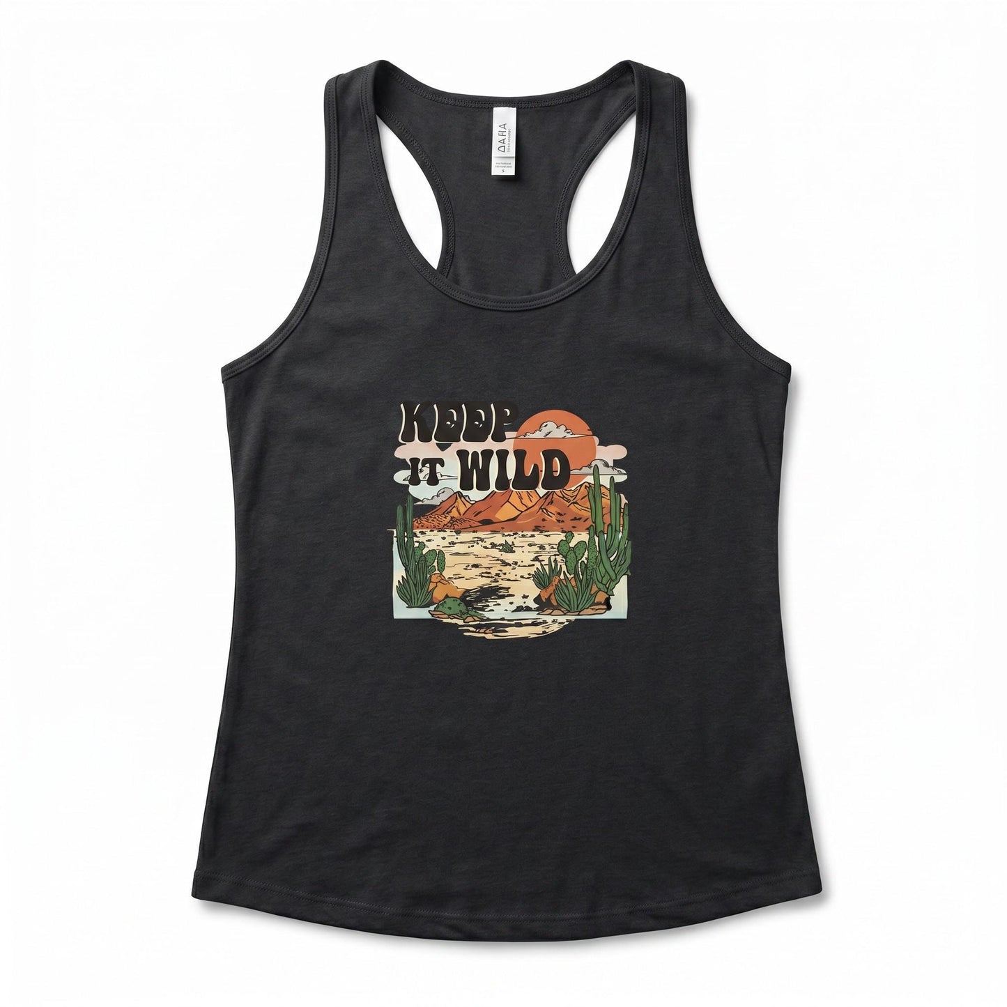 Keep It Wild Vintage Cowgirl Desert Tank Top, Western Summer Casual Wear