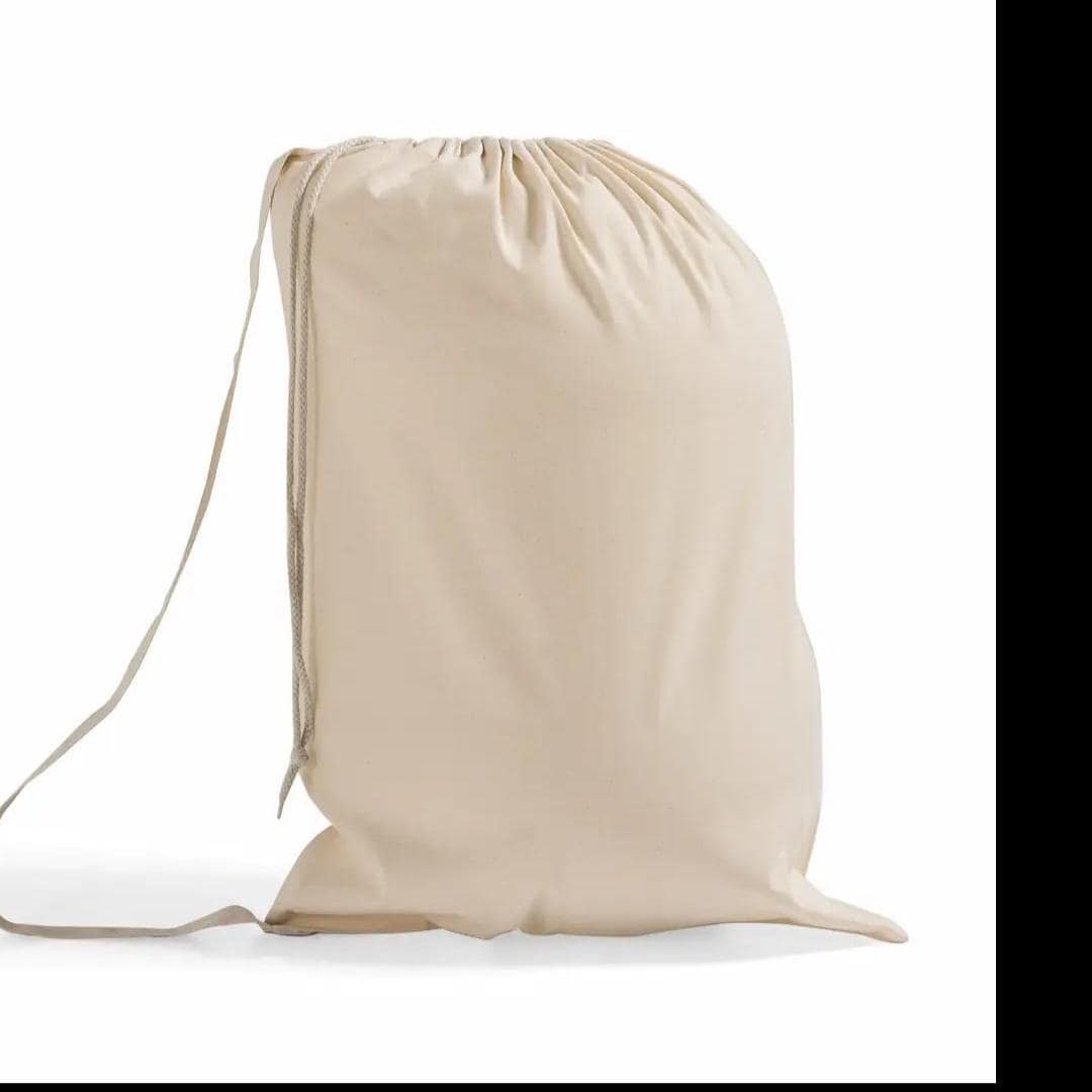 Handmade Western Canvas Drawstring Tote Bag | Cowboy Hat, Boots & Travel Accessory Bag
