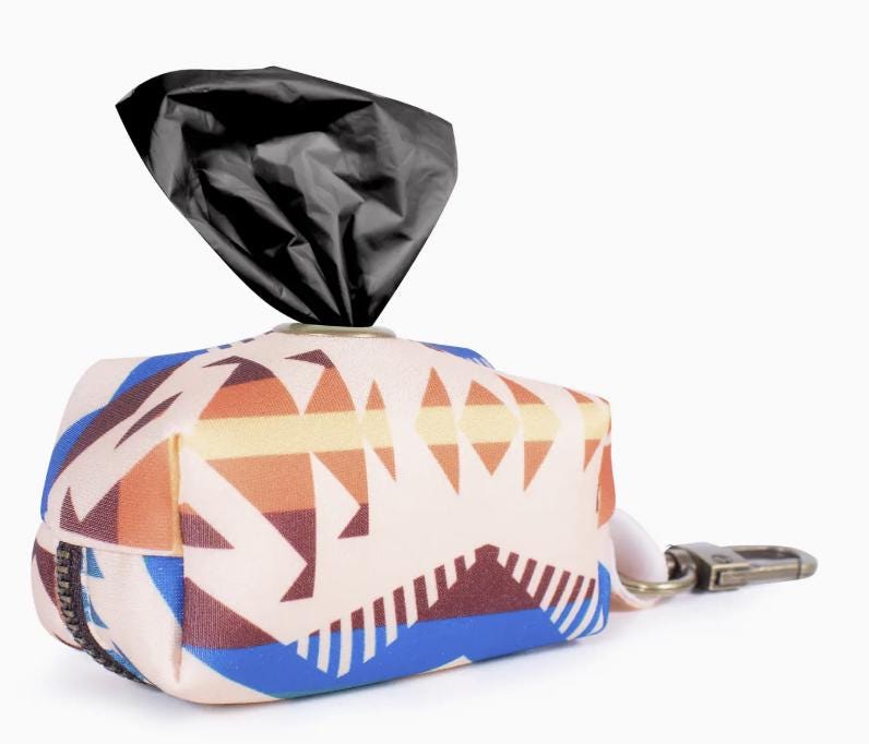 Pet Waste Bag Dispenser, Portable Dog Poop Bag Holder, Stylish Outdoor Accessory