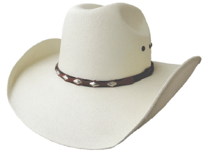 Kids Cattleman Canvas Cowboy Hat with Diamond Studded Hatband