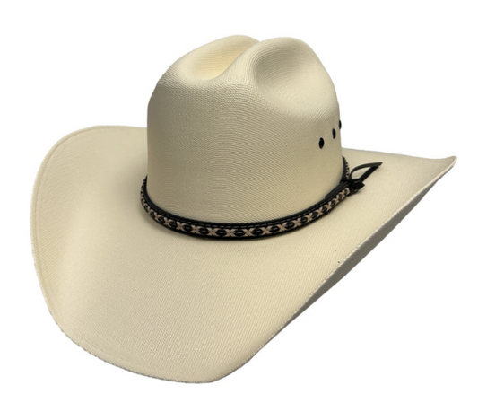 Premium Youth Vented Cattleman Cowboy Hat with Black Biplay Hatband
