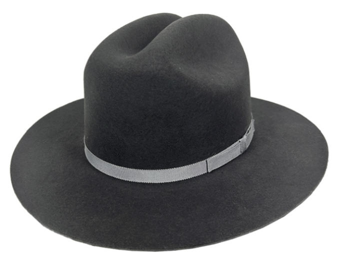 Fine Felt Cattleman Cowboy Hat, 3-Inch Brim, Boho Western Style, Country Fashion Headwear