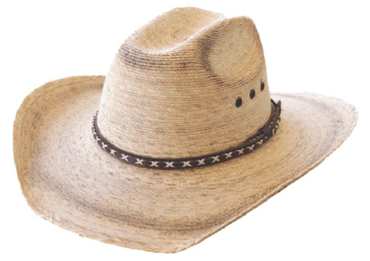 Youth Vented Cattleman Cowboy Hat with Black Biplay Hatband